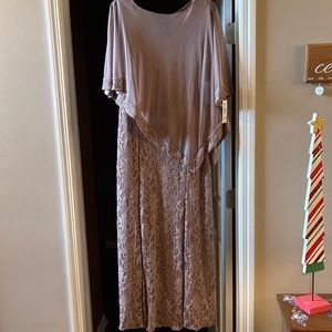 Mother of dress, 2 pc - dress with shawl